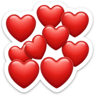 cute heart emoji  sticker