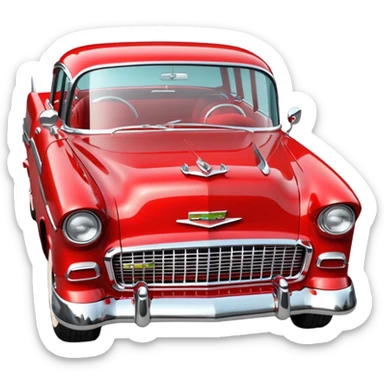 1955 Chevy Belair  sticker