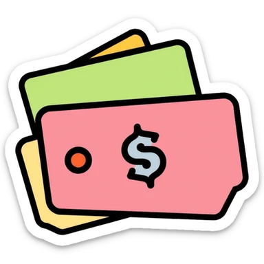 money transfer icon sticker