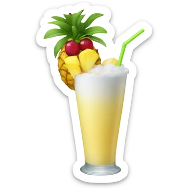 Pina colada sticker