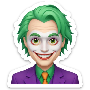 the joker from the dark knight sticker
