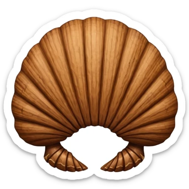 Walnut emoji. Just a walnut. sticker