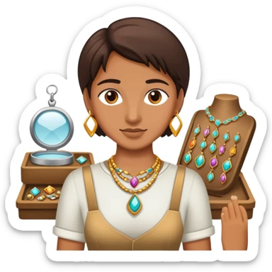 Jewelry maker sticker