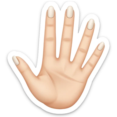 three finger salute sticker