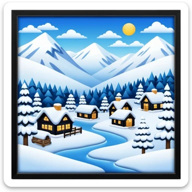 Winter wonderland sticker