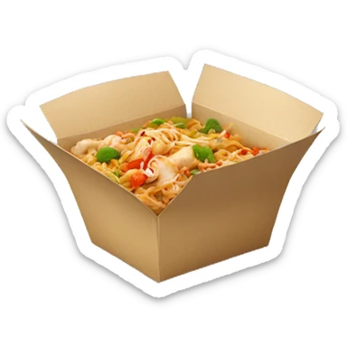 Chinese takeout  sticker