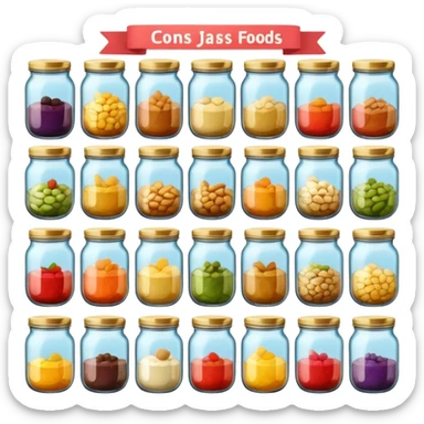 Foods in Jars sticker