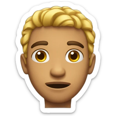 Brazilian Guy nervous sticker