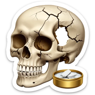 череп череп снюс насвай sticker