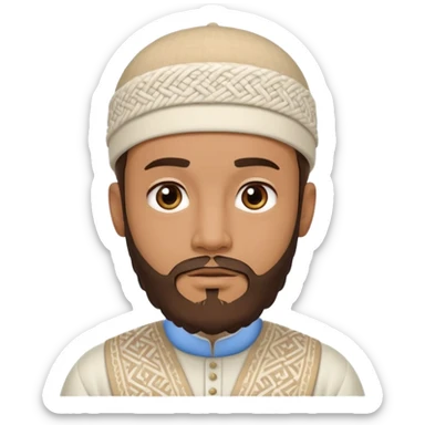 muslim man sticker