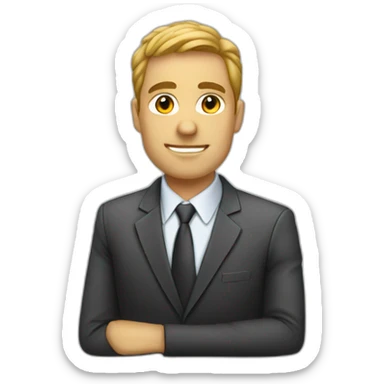 office clerck sticker