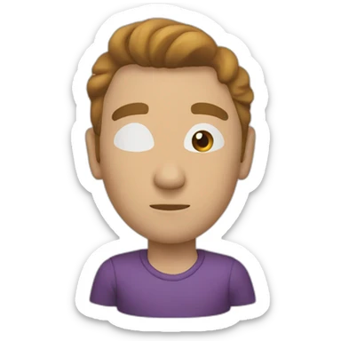 penche en arrière sticker