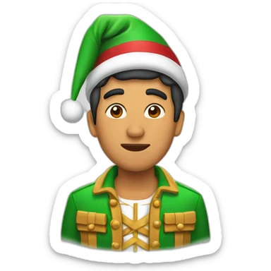 Chimuelo navideño sticker