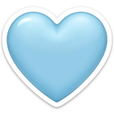 “💕” in light blue  sticker
