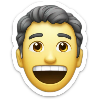 Riendo_ y tapándose la boca sticker