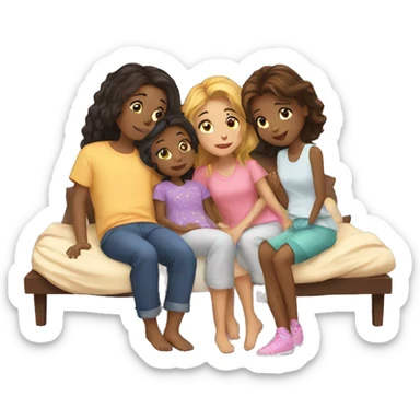 Sleepover sticker