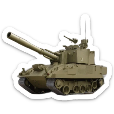 M2A2 105 mm Howitzer : 102 Field Battery, Royal Australian Artillery sticker