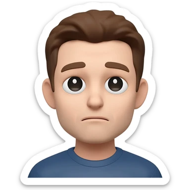 Sorry by pinching ears sticker