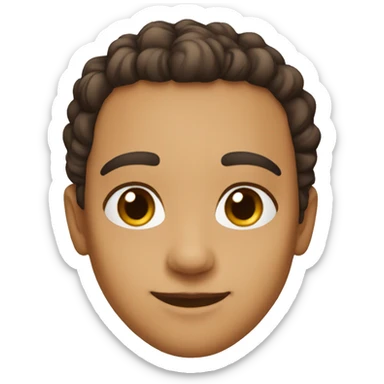 26	Mixed race	Regal features, warm brown eyes, enigmatic smile sticker