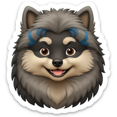 Keeshond sticker