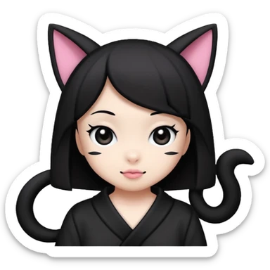 Kuromi from hello kitty  sticker