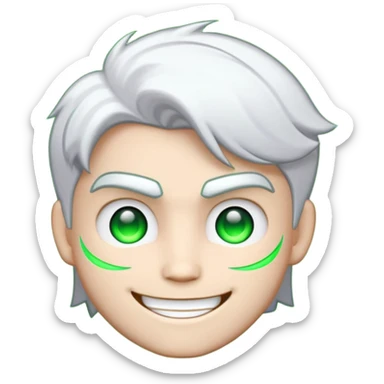 Danny phantom as an emoji  sticker