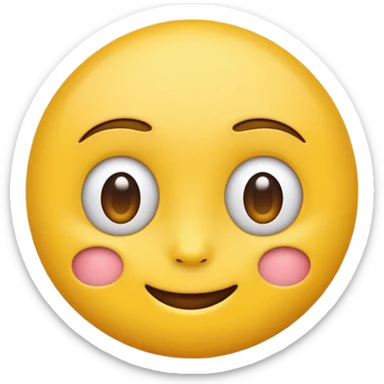 yellow emoji side eye sticker