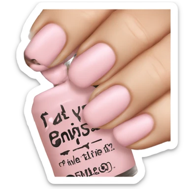 Light pink nails sticker