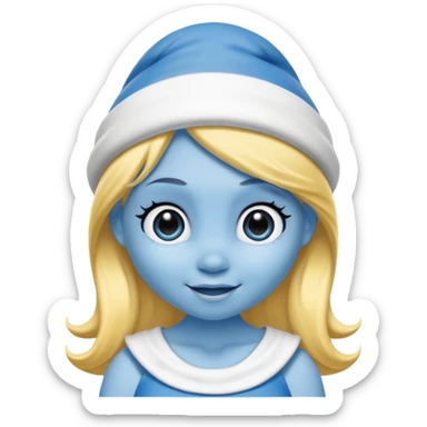 Smurfette sticker