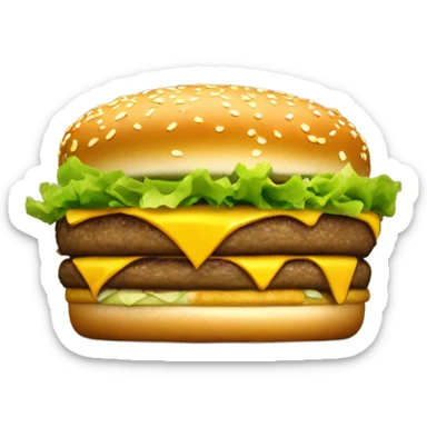 gold bigmac sticker