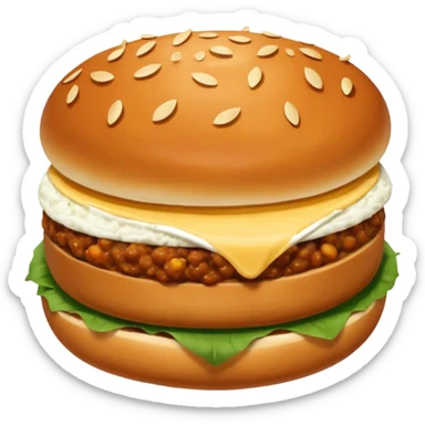 Pav bhaji only one bun sticker