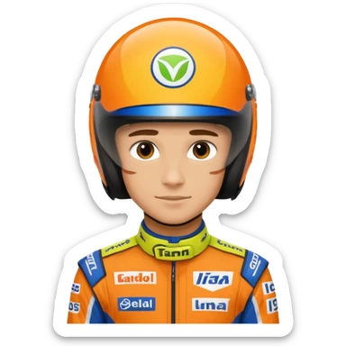 Lando Norris Race Driver sticker