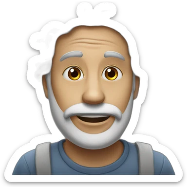 piece of chalk sticker