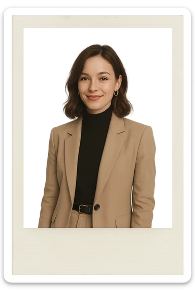 foto polaroid di una donna sticker