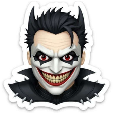 Make the Batman who laughs sticker