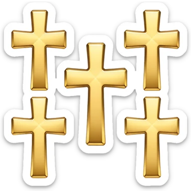 Cross emojis sticker