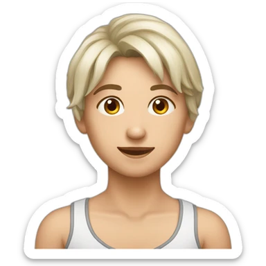 capra care ține un curcan de gât  sticker