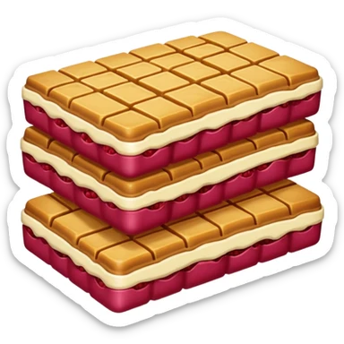 Raspberry Jam Center Bars sticker
