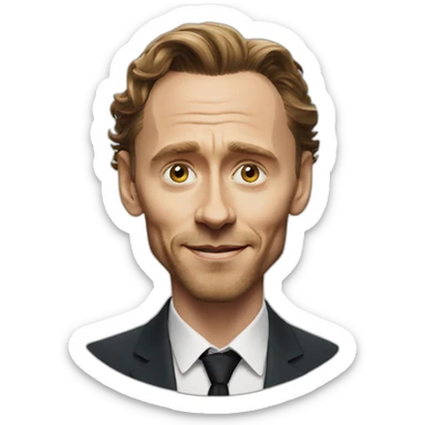 tom hiddleston sticker