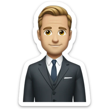 real harvey specter sticker