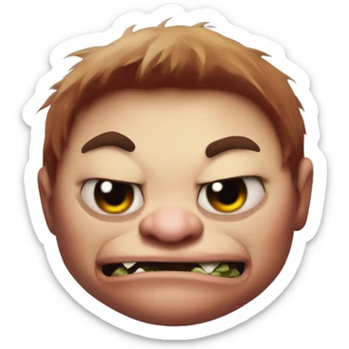 pudge from dota eats borscht sticker