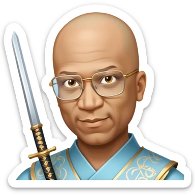 Elegant Samurai sticker