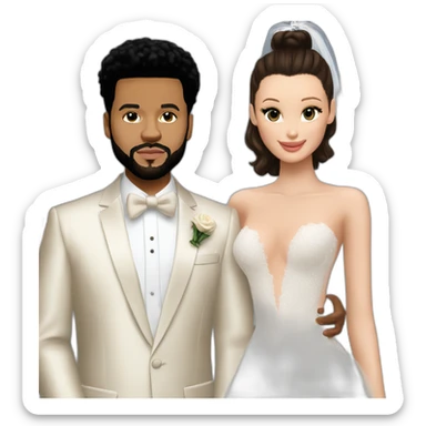 the weeknd marrying bella hadid sticker