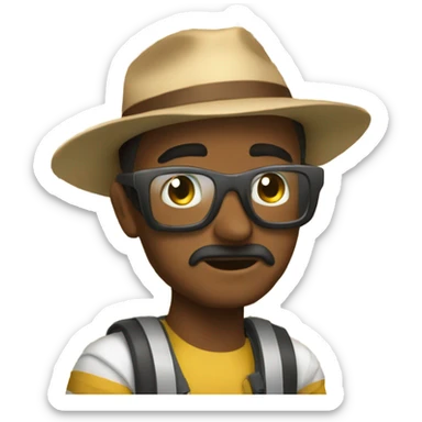 Exotropic Google translate in a book sticker