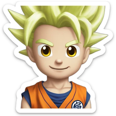 Cute dragon ball sticker