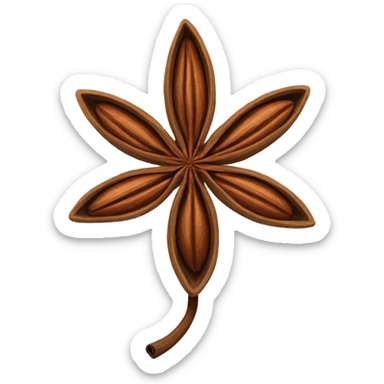 Star anise sticker
