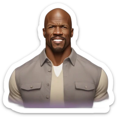 Terry Crews white chicks sticker