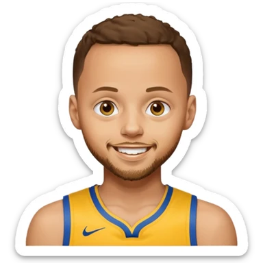 Zesty cute beautiful Stephen curry sticker