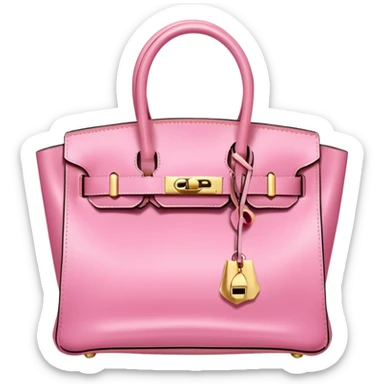 Pink birkin gold hardware 
 sticker