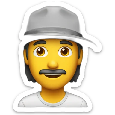 modern photographer in a cap sticker